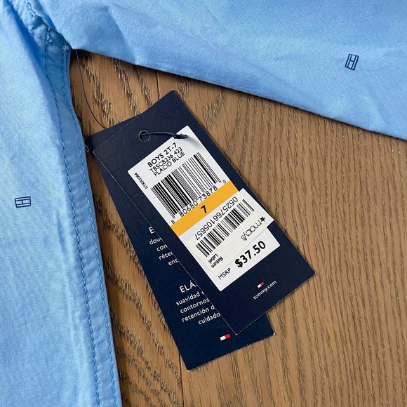 Tommy Hilfiger Boys' Buttoned Down Shirt - Picture 3 of 4